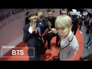 `video` [2016mama x m2] bts redcarpet with mpd