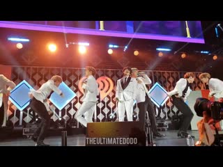 191206 boy with luv with halsey @ bts 방탄소년단 jingle ball la live concert fancam