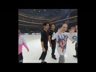 Александра трусова тренироа перед «carnival on ice» с камеры 360