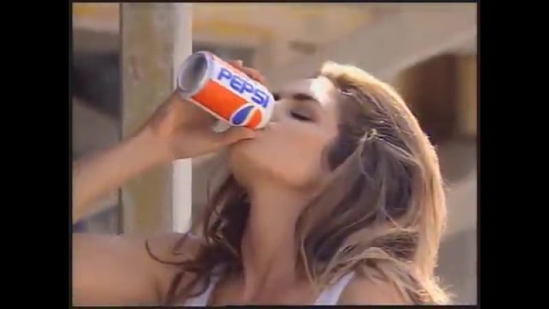 Реклама c "пепси" синди кроуфорд 1992 год