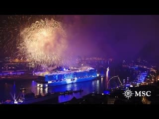 Msc grandiosa christening ceremony