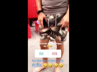 Instastory by samuel umtiti