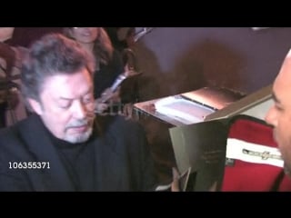 Tim curry outside the wiltern theatre at the celebrity sightings