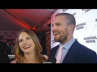 Stephen amell on the red carpet at barnstable brown gala 2018