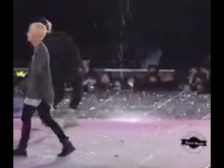 If you had a bad day here’s yoongi getting startled by the rain and cutely walking away from it