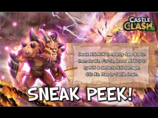 Битва замков новый герой / castle clash new hero!