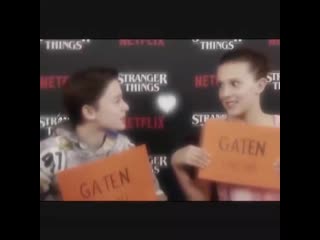 Nillie || noah schnapp & millie bobby brown