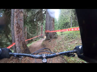 One day in verbier bike park