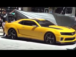 Transformers 3 filming chicago bumblebee