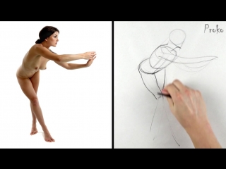 Proko figure drawing fundamentals 06 mannequinization mannequinization example 10