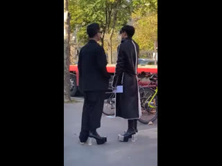 [fancam] 210930 марк на показе rick owens в париже