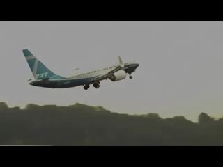 Испытательный полёт boeing 737 max