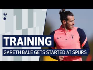 Training | gareth bale trains at hotspur way