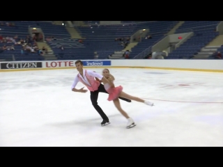 Kseniia akhanteva / valerii kolesov (rus) | pairs free skating | bratislava 2018