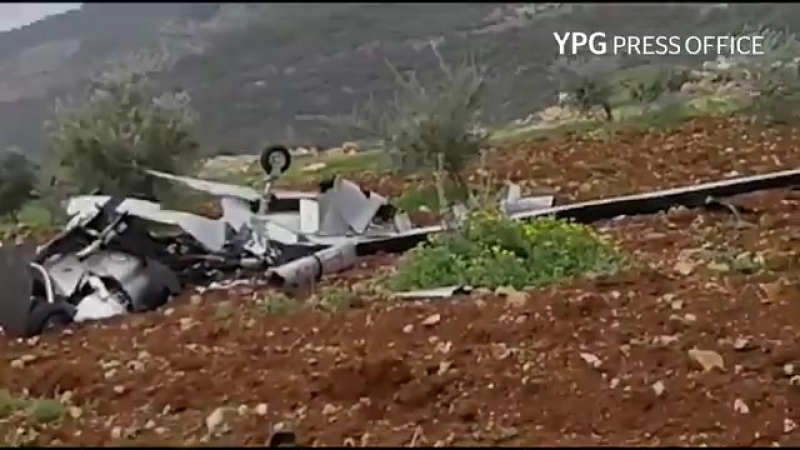 Курдские формирования сбили турецкий бпла в курдском кантоне африн