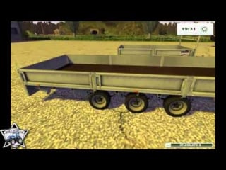 Прицеп "ifor williams flat bed trailers v1 0" для farming simulator 2013