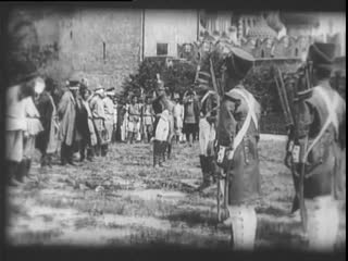 The film is 1812 (released in 1912) french invasion of napoleon in russia, battle of borodino