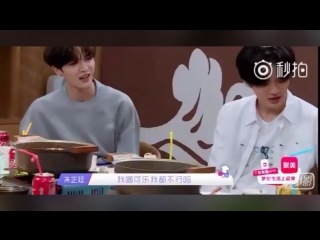 Zhengting being moody because he was graded into f for the english test 😂