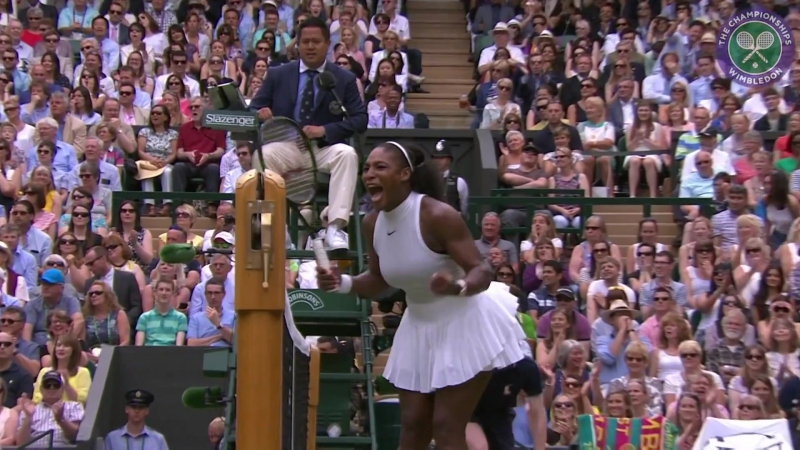 Теннис уимблдон, лондон, великобритания с уильямс победила кербер в финале и догнала граф по титулам на тбш