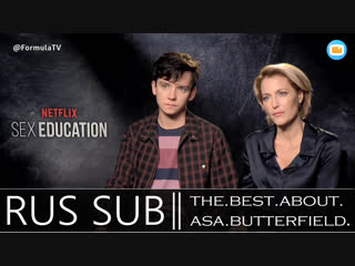 Sex education gillian anderson y asa butterfield hablan del expediente x del sexo