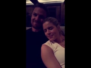 Sharlotte ross snapping our stephen amell & emily bett