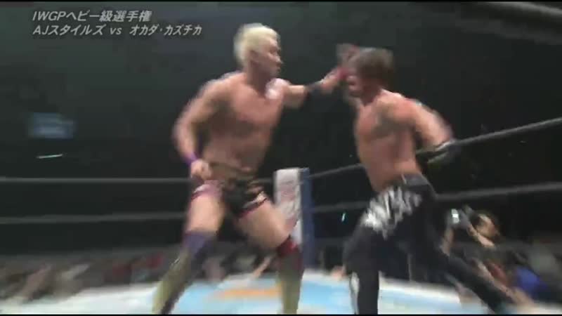 Aj styles (c) vs kazuchika okada