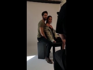 I can have your denim jacket right @darrencriss definitely looks better on me lmdctour