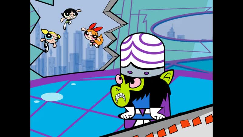 The powerpuff girls mojo jojo's pet project «моджо джоджо» (катсцена из игры) [русский дубляж]