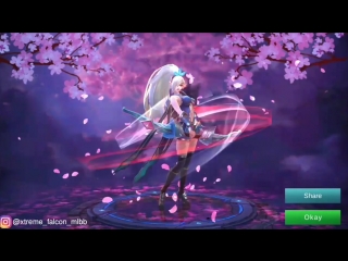 Mobile legends | miya suzuhime background scene animation