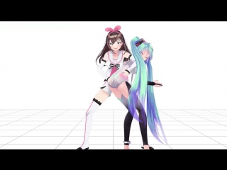 Kizuna ai, hatsune miku