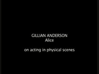 Straightheads gillian anderson on acting in physical scenes