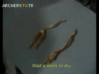 Turkish archery how to process sinew for composite bows trk yay iin sinir