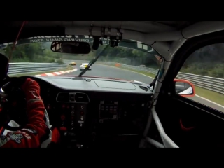 Onboard with sabine schmitz in a porsche 911 gt3 at nurburgring