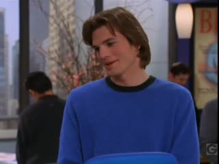 Ashton kutcher in "just shoot me" (mayas and tigers and deans oh my" (2001)