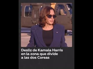 Kamala harris visita la zona desmilitarizada que divide las dos coreas