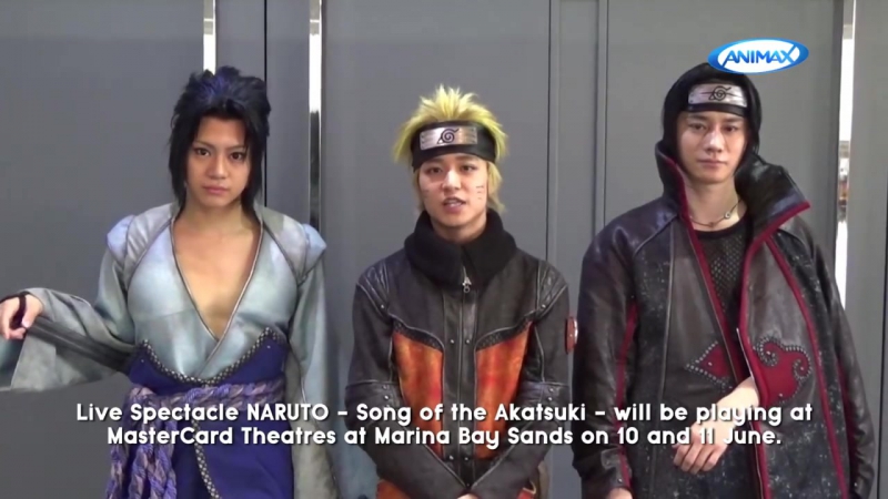 Animax asia meet naruto, sakura and itachi from the live (part 2)