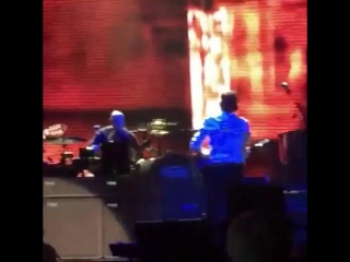 I wasnt prepared for pauls bum wiggle a few metres away from my face 😍 (video by dana koch)