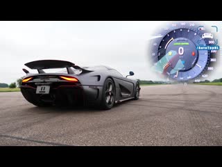 Koenigsegg regera 0 300km h acceleration sound onboard by autotopnl