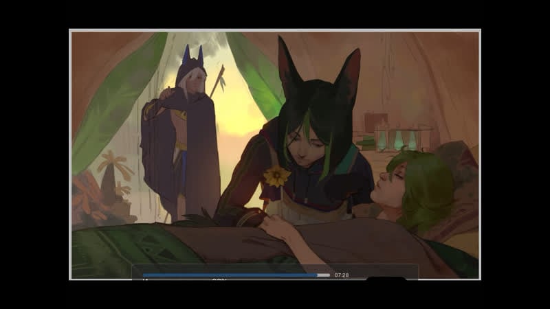 Тигнари, коллеи и сайно (спидпейнт)