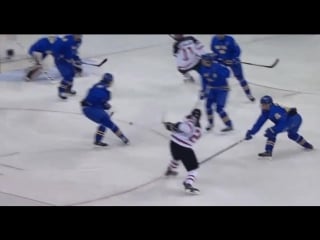 Raphael lavoie kvitterar för kanada mot småkronorna, 1 1 u18worlds