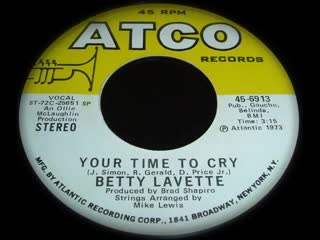 Betty lavette your time to cry