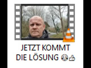 Jetzt kommt die lösung