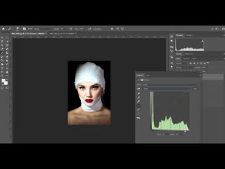 Ретушь beauty использую планшет wacom