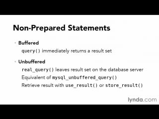 08 01 buffered and unbuffered queries