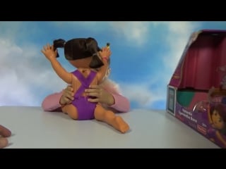 Даша путешественница гимнастка распакоа куклы dora the explorer gimnastic doll unboxing