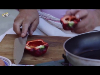 Gennaros sweet pepper frittata