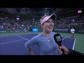 I really needed to fight and stay strong @elinasvitolina is pleased with her performance in the @bnpparibasopen quarterfina