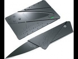 Посылка из китая #1 cardsharp (нож кредитка)