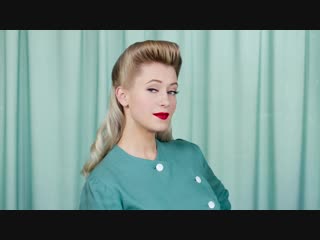 Continuous roll 1940s vintage hairstyle tutorial with help from the roll go ha