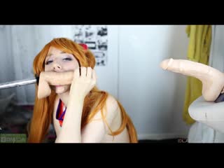 Asuka langley sohryu double blowjob; sex porno cosplay; dildo [evangelion]